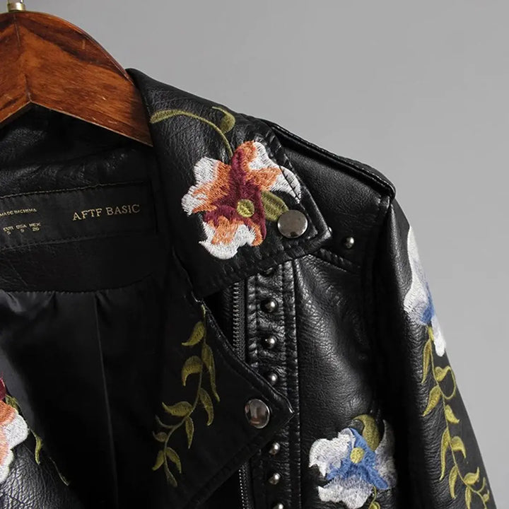 Stilvolle Jacke mit Blumenmuster Für Frauen Mivona