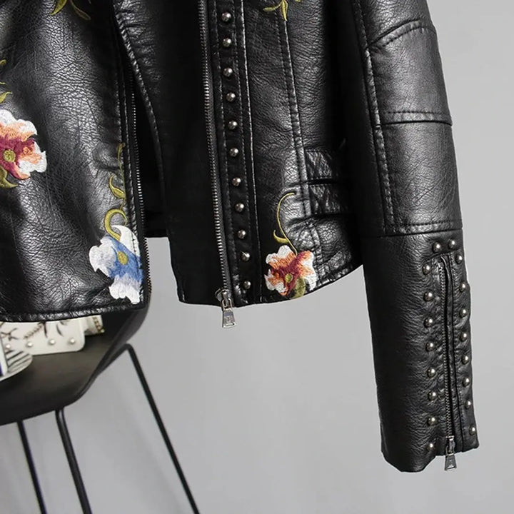 Stilvolle Jacke mit Blumenmuster Für Frauen Mivona