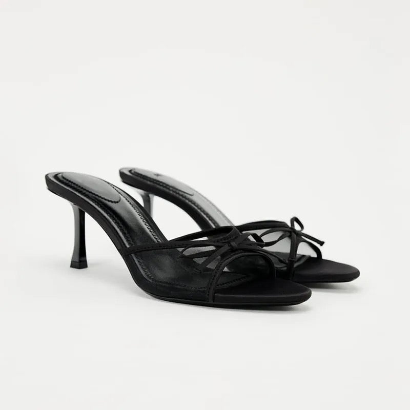 Atemberaubende schwarze High-Heels Für Frauen Mivona