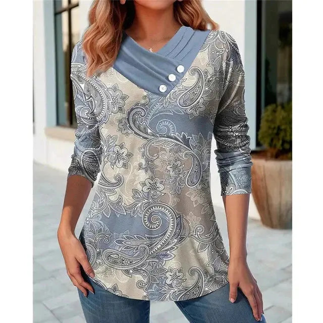 Klassisches Langarmshirt mit Modernem Schnitt für Damen Mivona