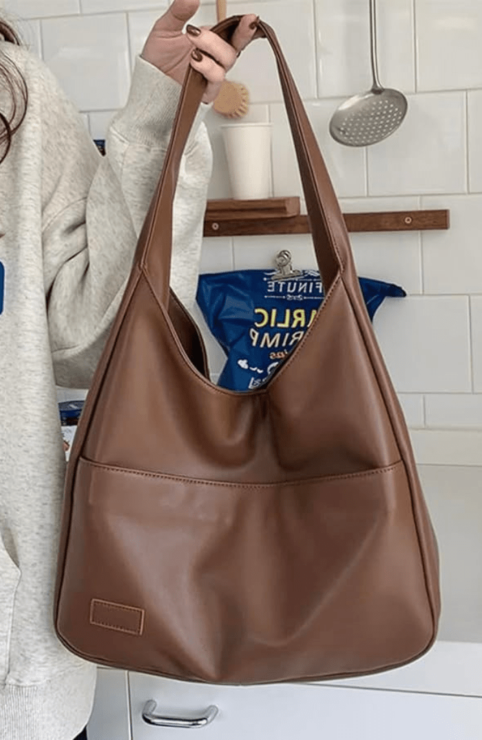 Retro-Schultertasche mit moderner Funktionalität Für Frauen Mivona