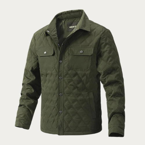 Moderne Gepolsterte Jacke mit Fronttaschen für Herren