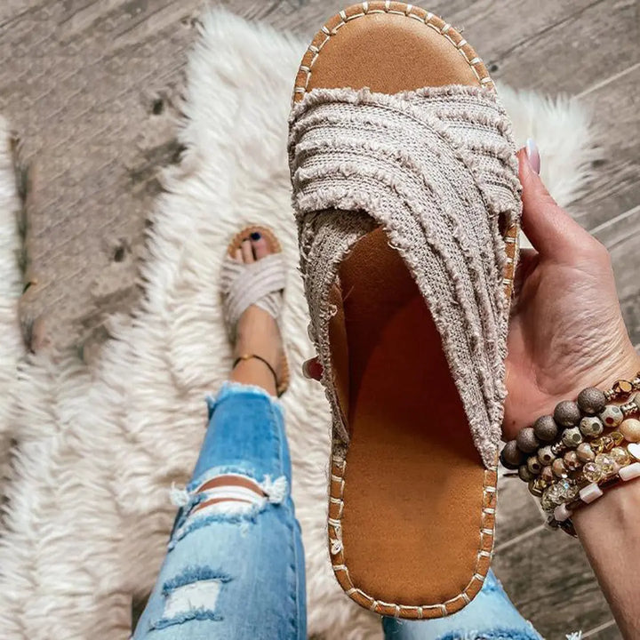 Lässige Boho-Flats mit schickem Design Für Frauen Mivona