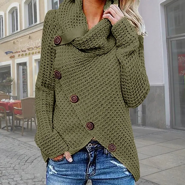 Stilvoller Asymmetrischer Pullover Für Frauen Mivona