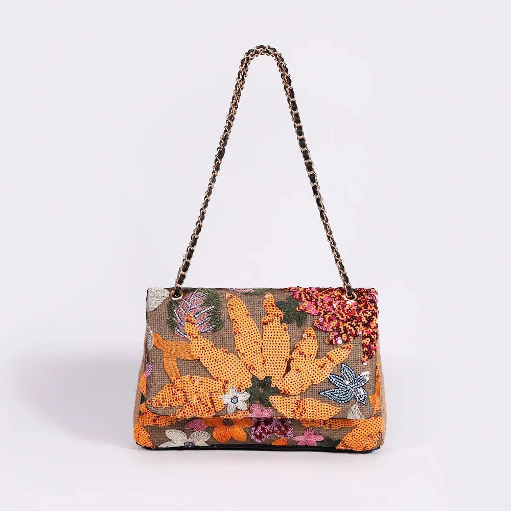 Glitzernde Pailletten Clutch mit elegantem Finish für Frauen Mivona