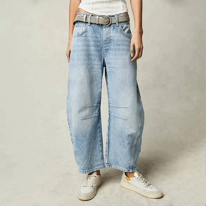 Weit geschnittene Jeans mit lässiger Passform für Damen Mivona