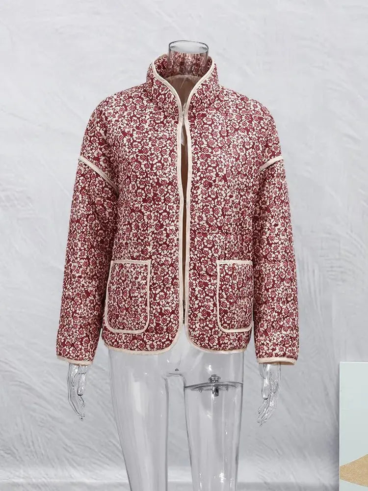 Jacke mit Blumenmuster und femininer Ausstrahlung für Frauen Mivona