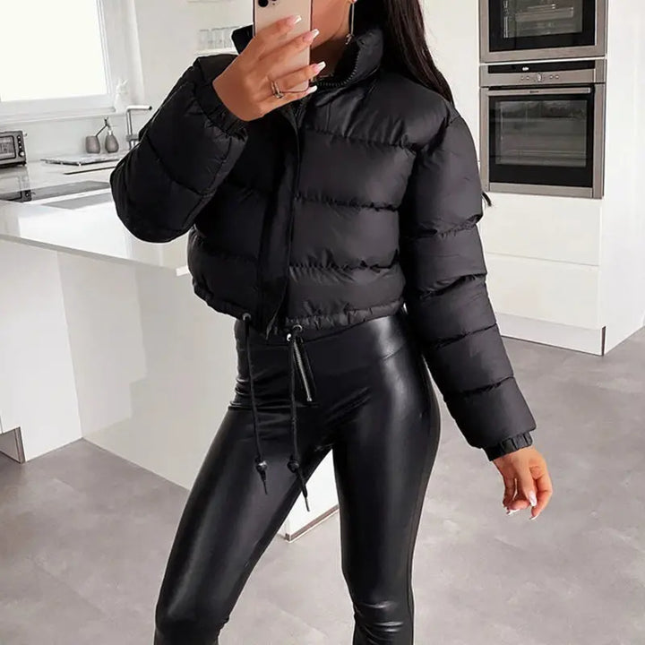 Taillierte Steppjacke mit leichtem Futter für Frauen Mivona