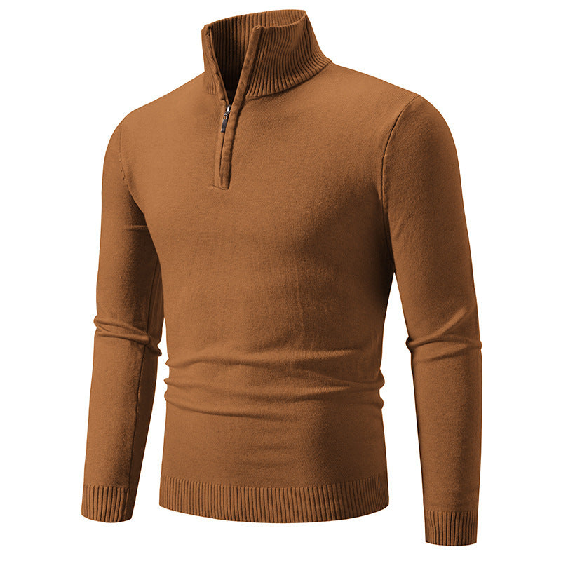 Slim Fit Half Zip Pullover für Herren Mivona