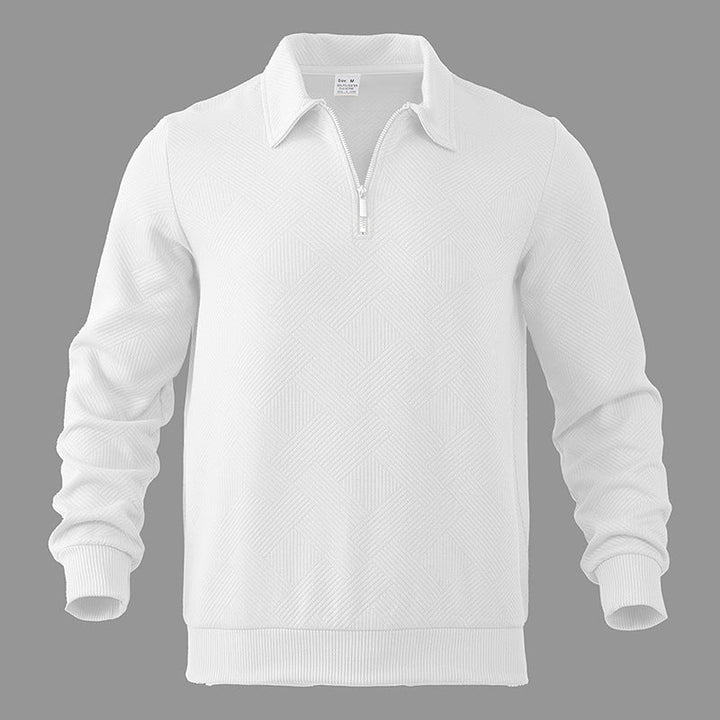 Polopullover mit Reißverschluss für Herren Mivona