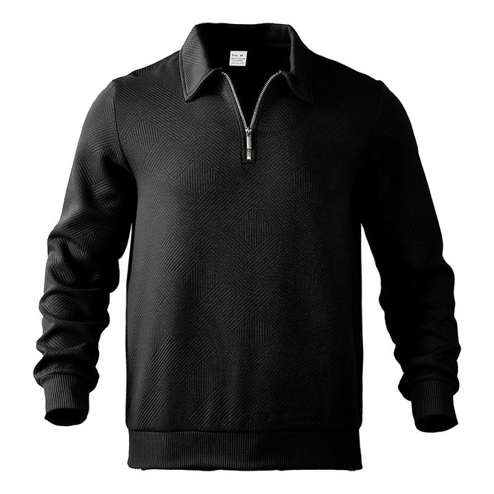 Polopullover mit Reißverschluss für Herren Mivona