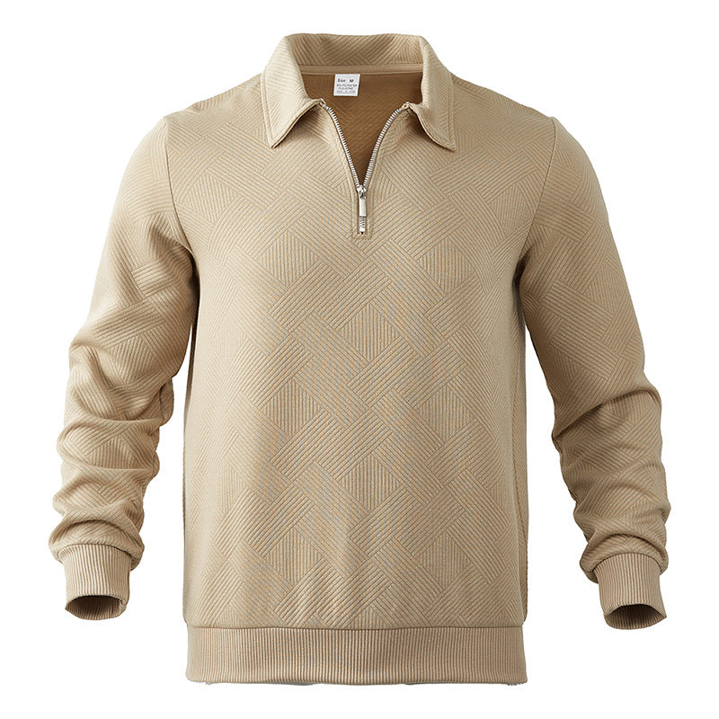 Polopullover mit Reißverschluss für Herren Mivona