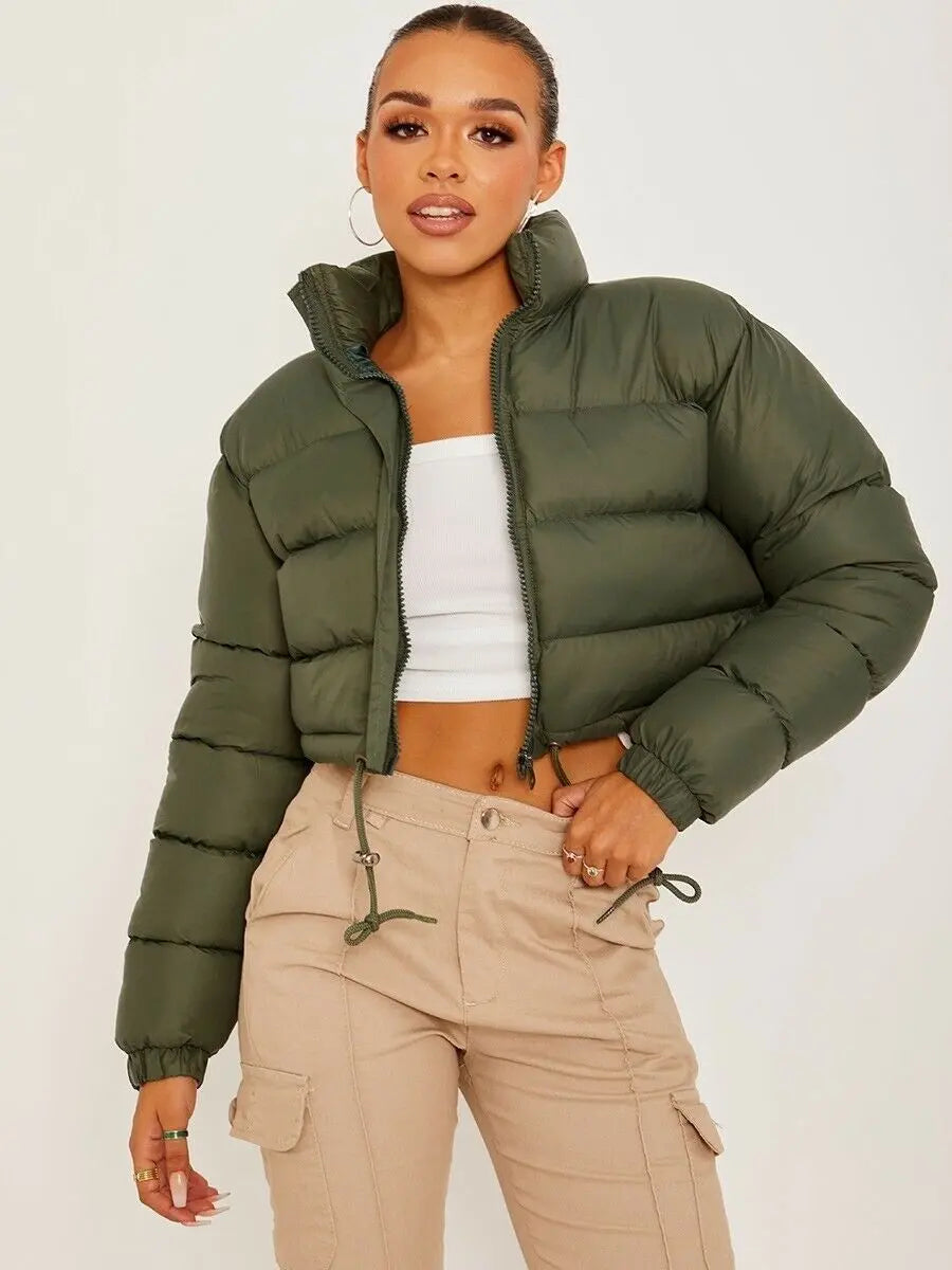 Taillierte Steppjacke mit leichtem Futter für Frauen Mivona