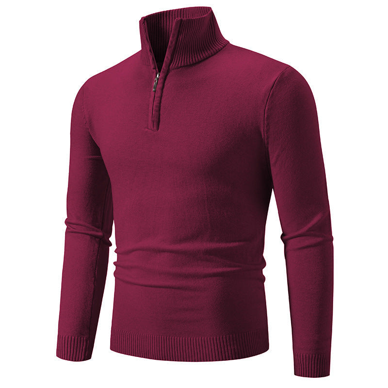 Slim Fit Half Zip Pullover für Herren Mivona