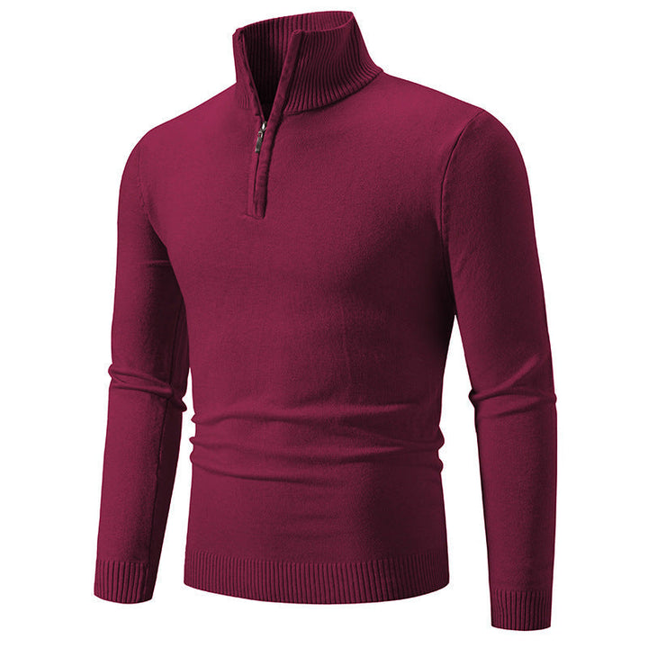 Slim Fit Half Zip Pullover für Herren Mivona