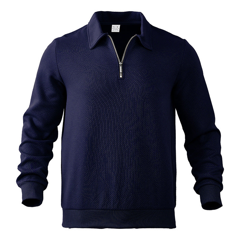 Polopullover mit Reißverschluss für Herren Mivona