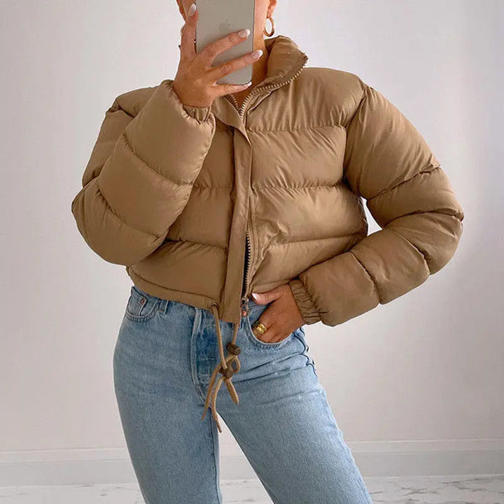 Taillierte Steppjacke mit leichtem Futter für Frauen Mivona