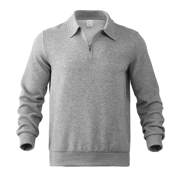 Polopullover mit Reißverschluss für Herren Mivona