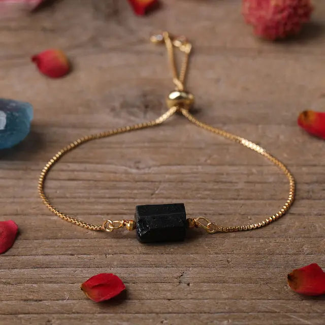 Verstellbarer Armband mit Natürlichen Edelsteinen Für Frauen Mivona