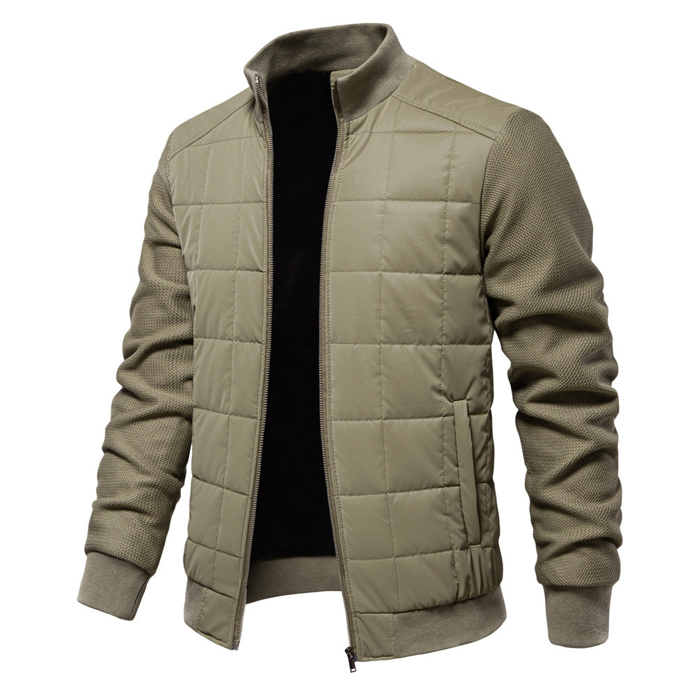 Herren Steppjacke mit sportlichen Details und praktischem Reißverschluss Heidi-Mode Mivona