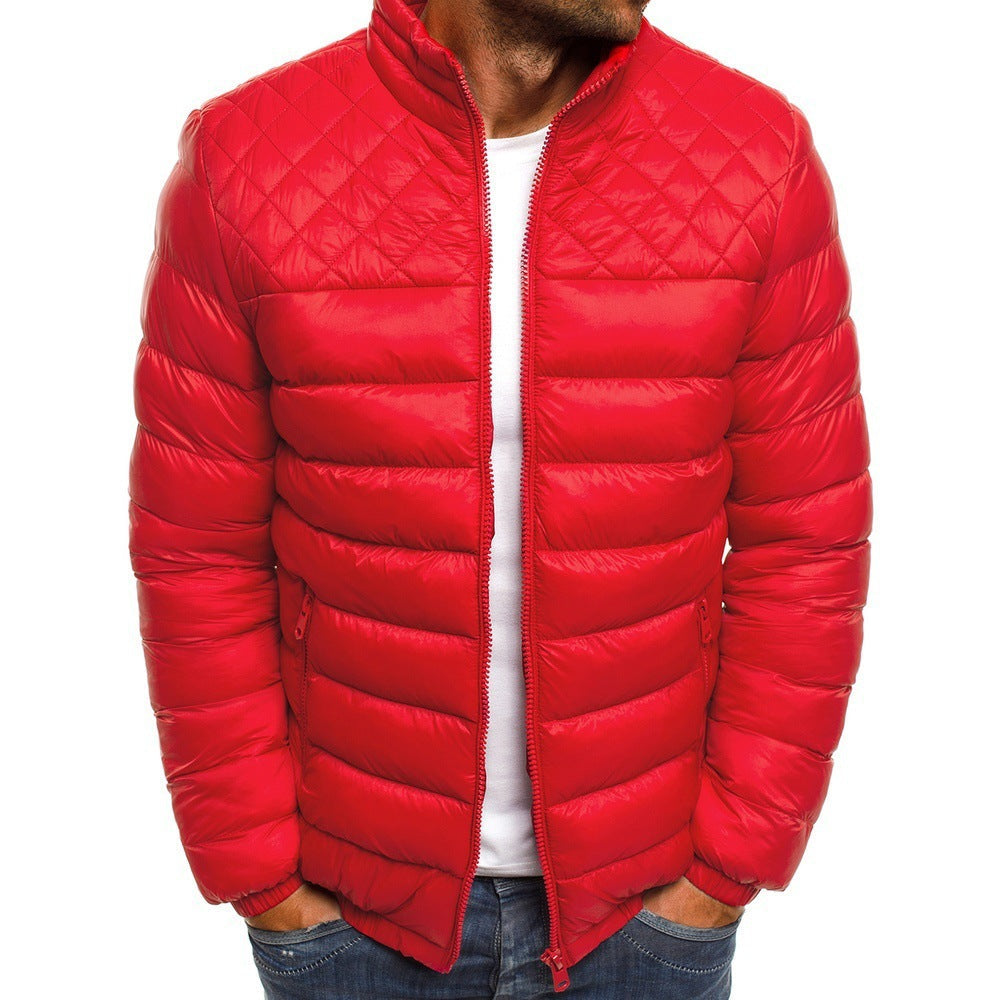 Herren Steppjacke mit modernem Kragen und hohem Tragekomfort Heidi-Mode Mivona