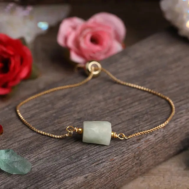 Verstellbarer Armband mit Natürlichen Edelsteinen Für Frauen Mivona