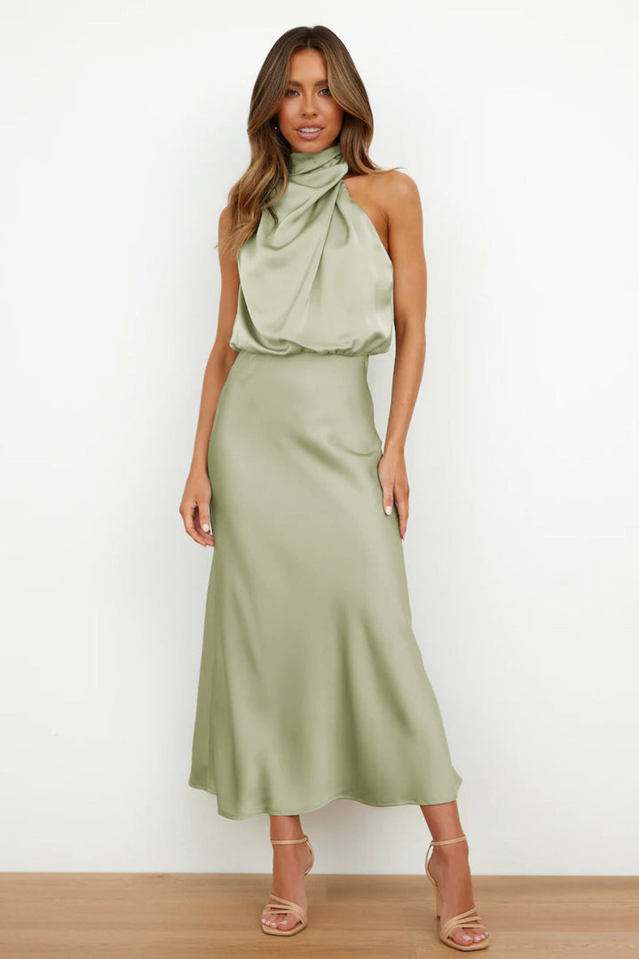 Elegantes One Shoulder Satin Minikleid mit verfeinertem Charme für Damen Mivona