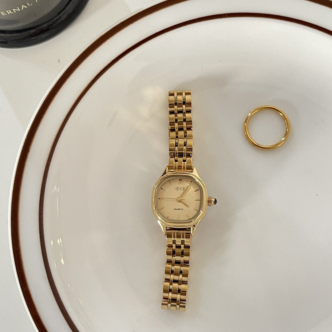 Weibliche Retro Quadratische Sommeruhr für Damen Mivona