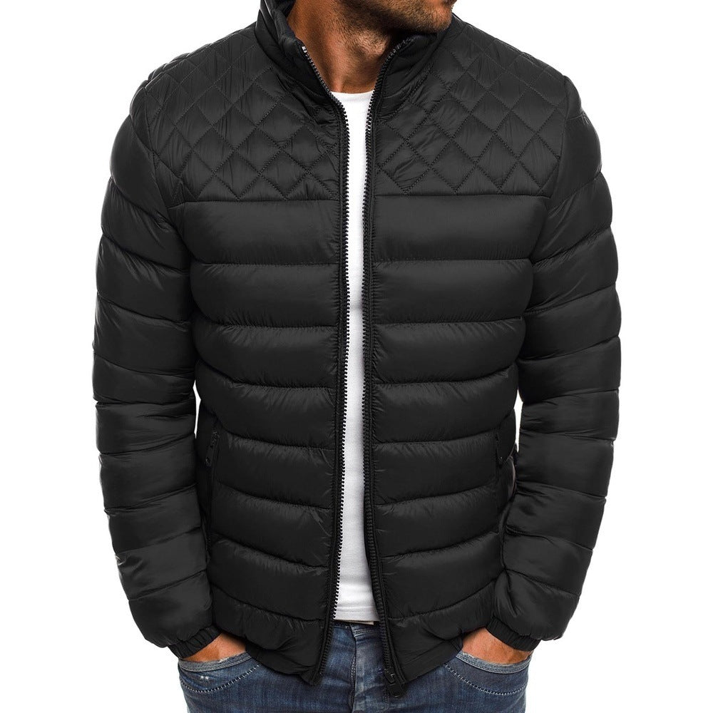 Herren Steppjacke mit modernem Kragen und hohem Tragekomfort Heidi-Mode Mivona