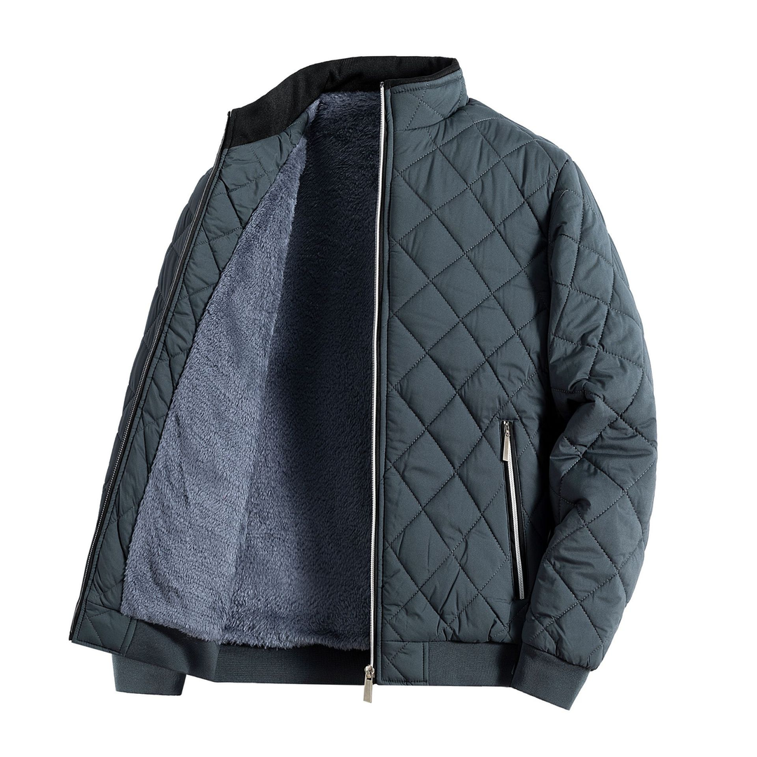 Herren Fleece Steppjacke | Lässig Mivona