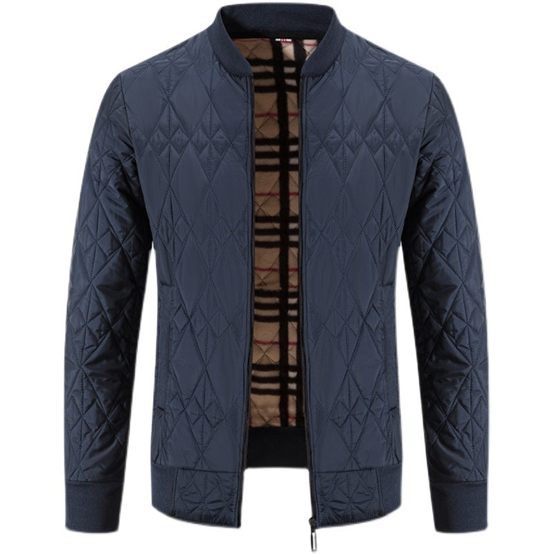 Herren Steppjacke mit modernem Design und praktischem Reißverschluss Heidi-Mode Mivona