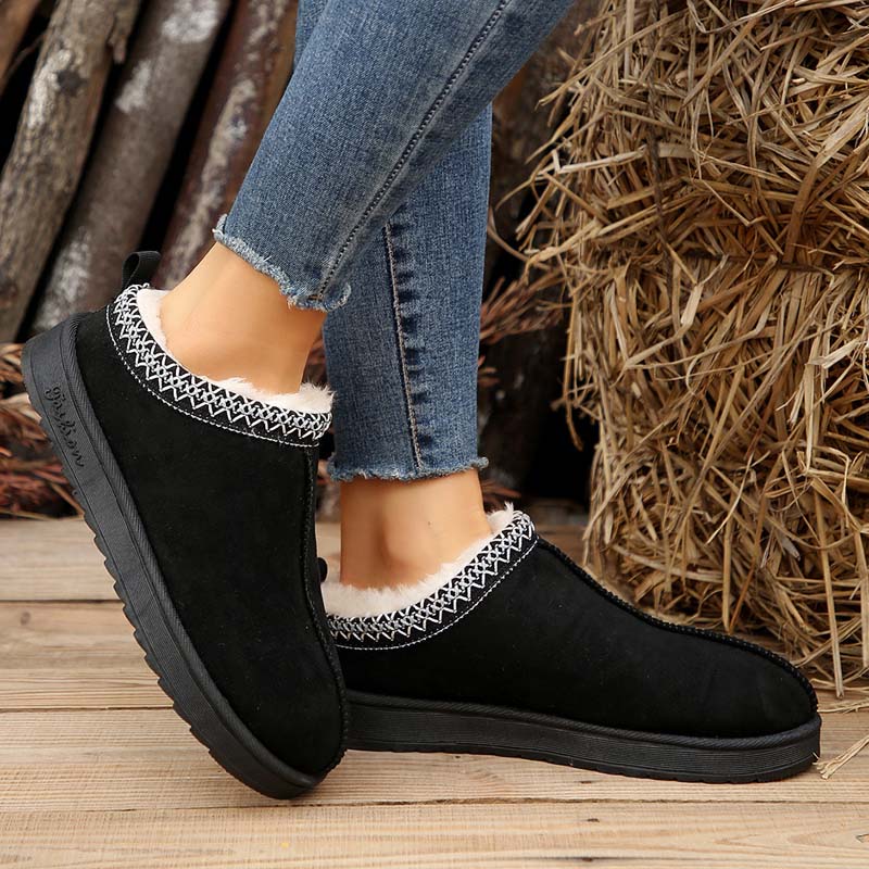 Plüsch-Schneestiefel für Frauen Mivona