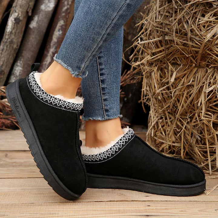 Plüsch-Schneestiefel für Frauen Mivona