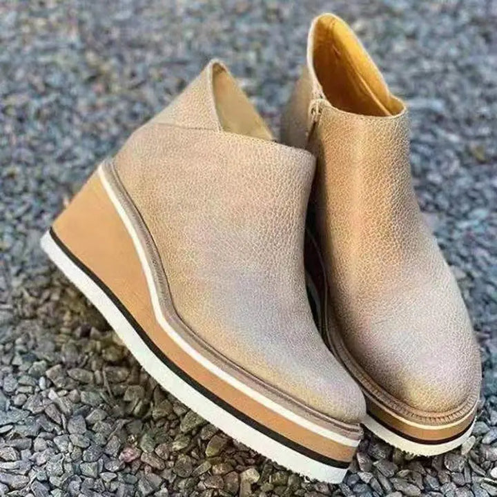 Stilvolle Plateau-Stiefeletten Für Frauen Mivona