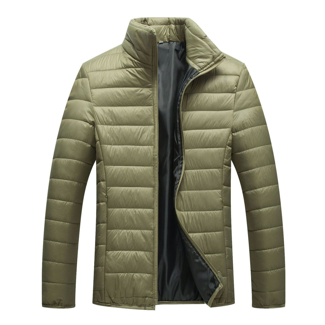 Herren Steppjacke mit hochgeschlossenem Kragen und wärmender Füllung Heidi-Mode Mivona