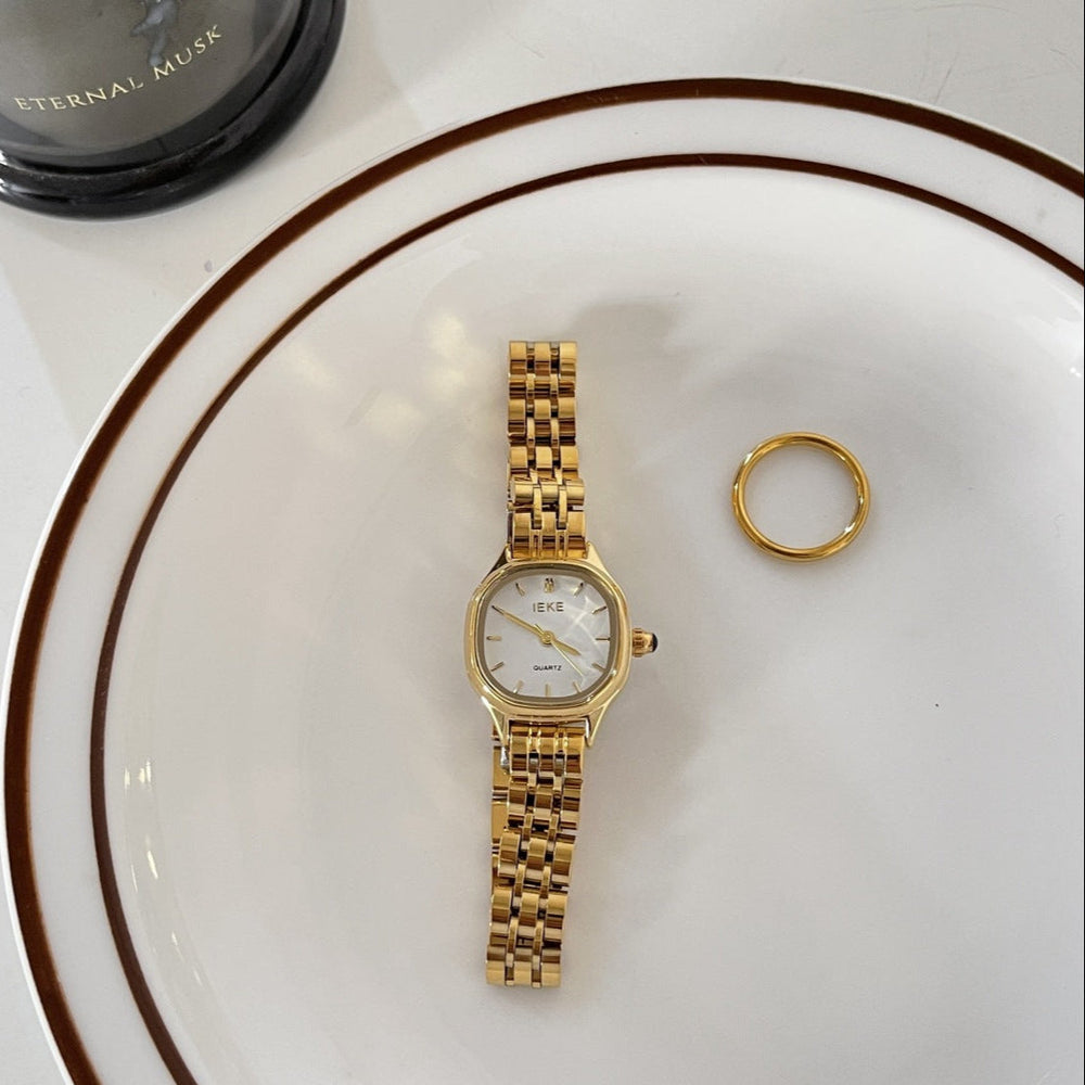 Weibliche Retro Quadratische Sommeruhr für Damen Mivona