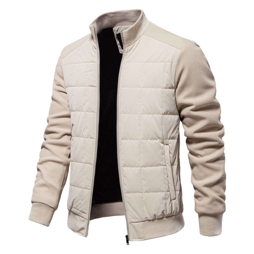 Herren Steppjacke mit sportlichen Details und praktischem Reißverschluss Heidi-Mode Mivona