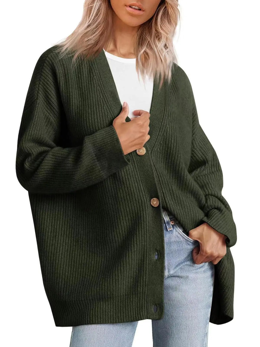 Gemütlicher Strick Cardigan mit elegantem Komfort für Damen Mivona