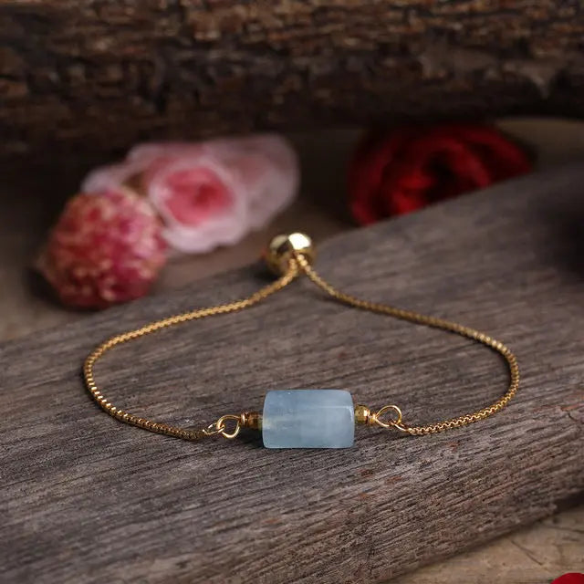 Verstellbarer Armband mit Natürlichen Edelsteinen Für Frauen Mivona