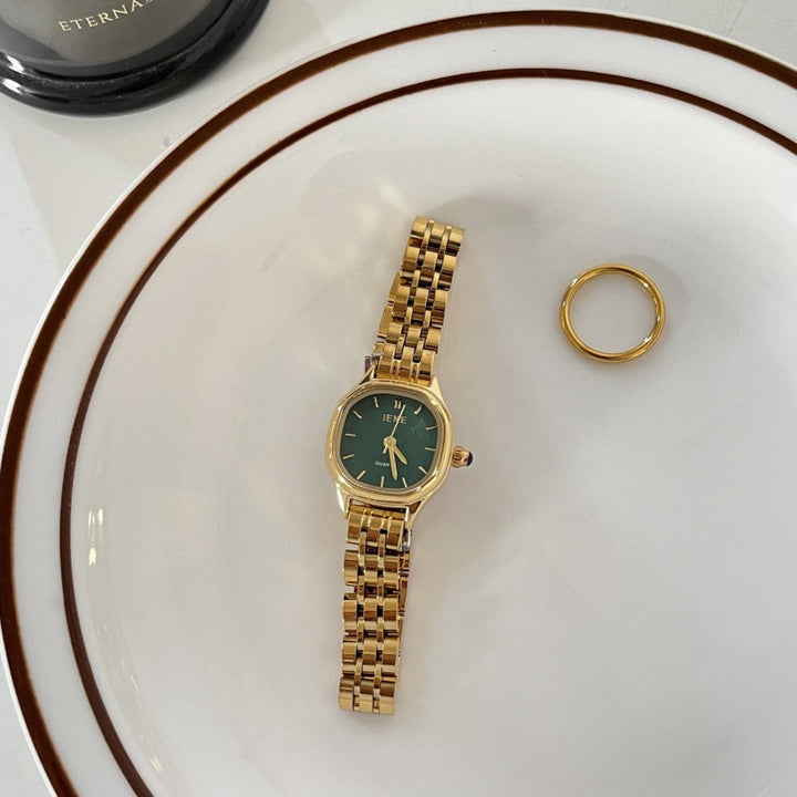 Weibliche Retro Quadratische Sommeruhr für Damen Mivona