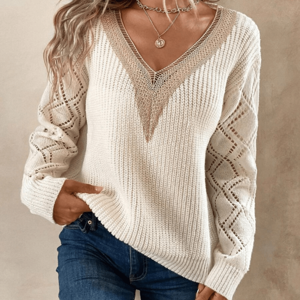 Warmer Strickpullover für Frauen Mivona