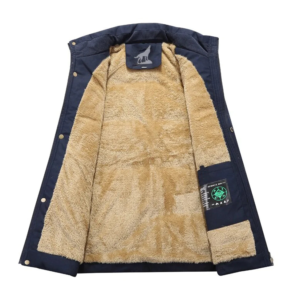 Herren-Winterparka mit abnehmbarer Kapuze Mivona
