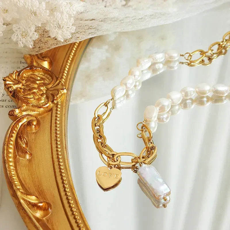 Elegante Halskette mit Herzanhänger Für Damen Mivona