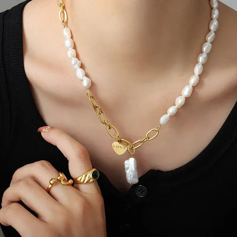 Elegante Halskette mit Herzanhänger Für Damen Mivona