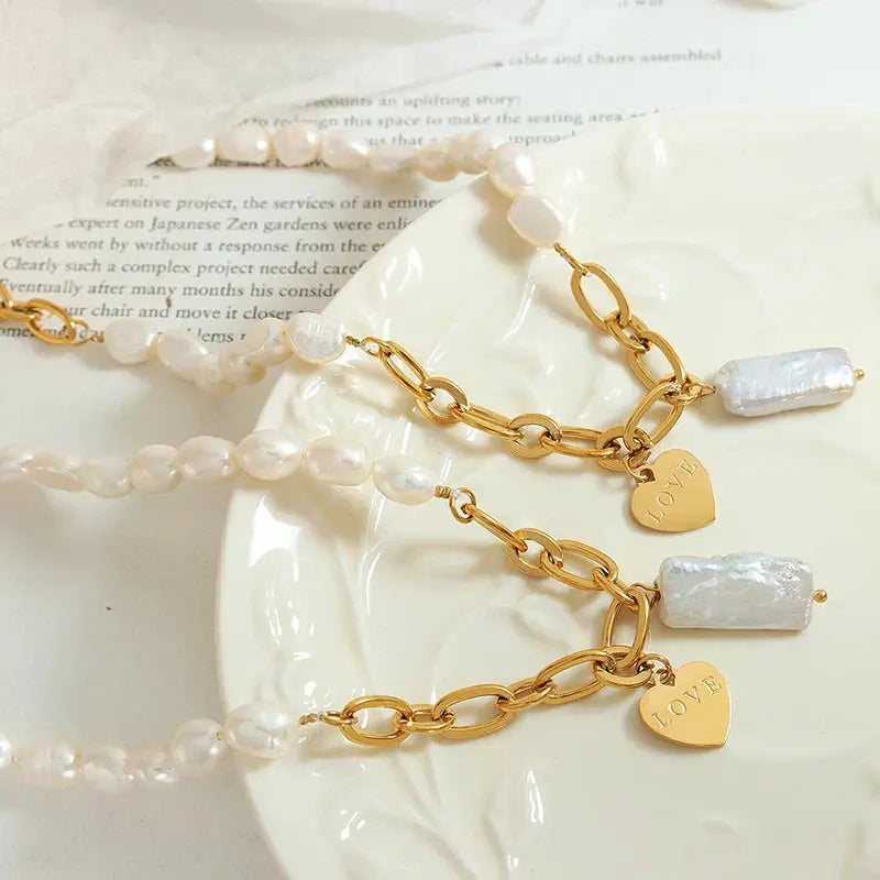 Elegante Halskette mit Herzanhänger Für Damen Mivona