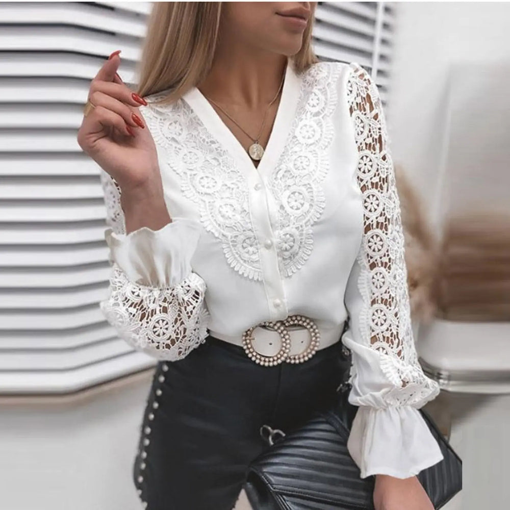 Modische Spitzenbluse mit zeitloser Eleganz für Damen Mivona