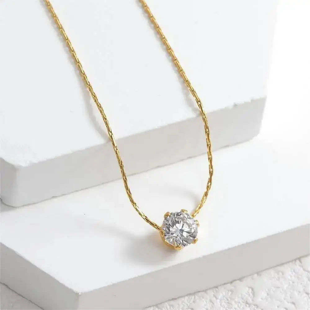 Glamour Chique Minimalistische Halskette für Damen Mivona