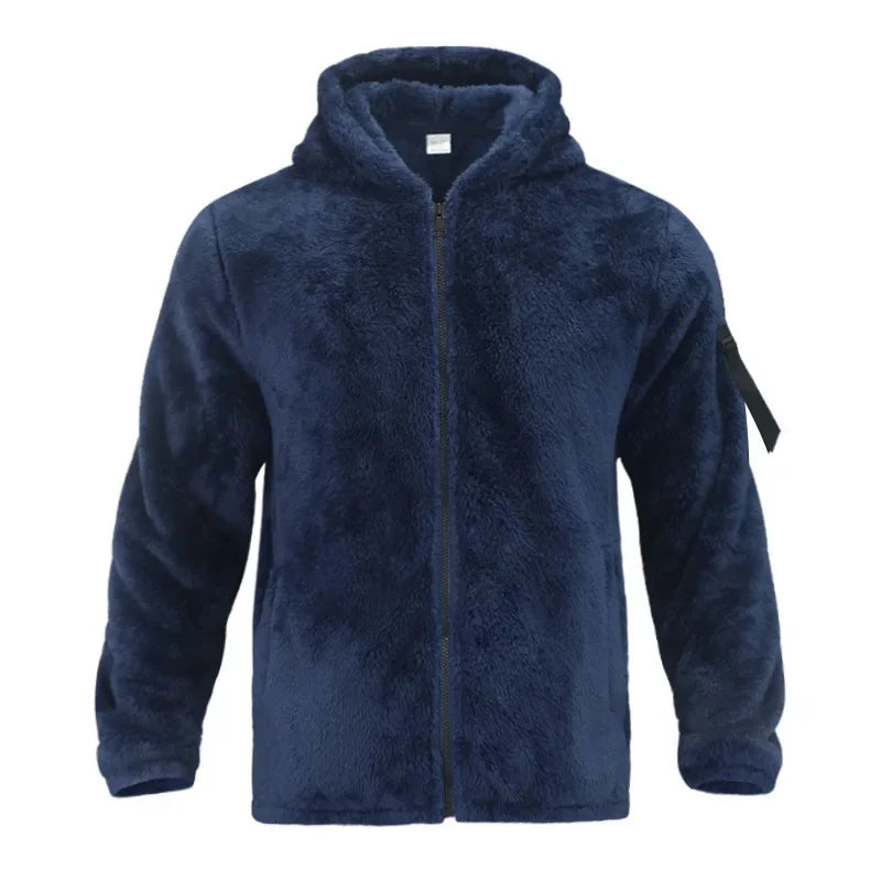Herren Kapuze Fleece Jacke | Winter Mivona