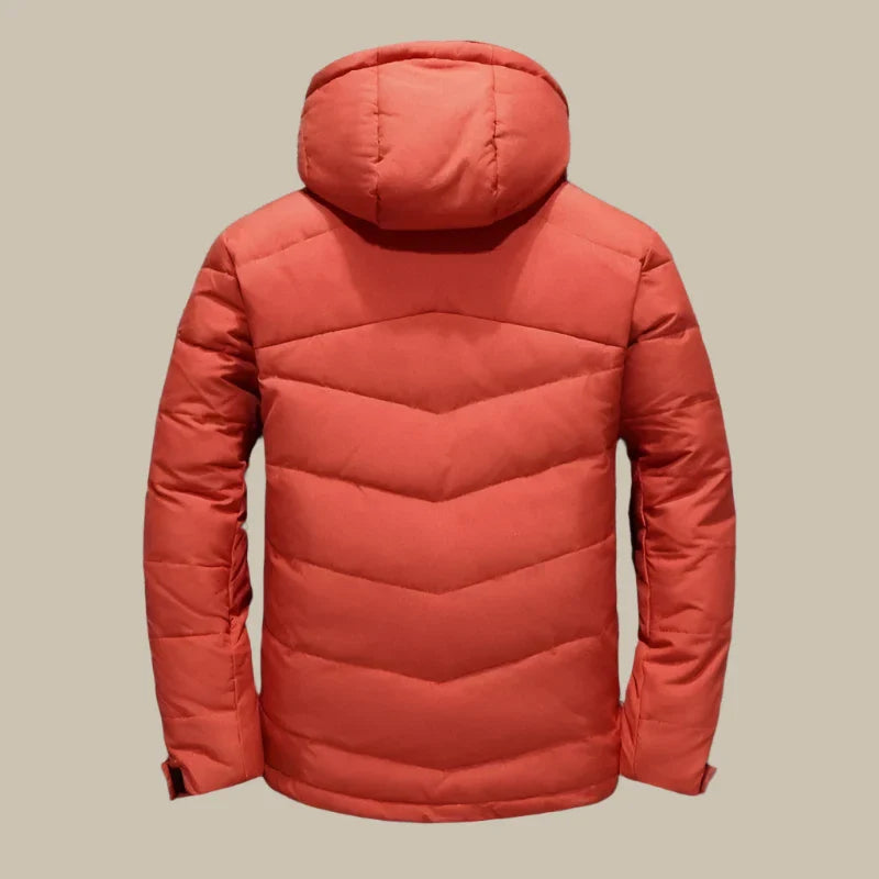 Herren Winterjacke Mit Langarm Und Frontreißverschluss Design