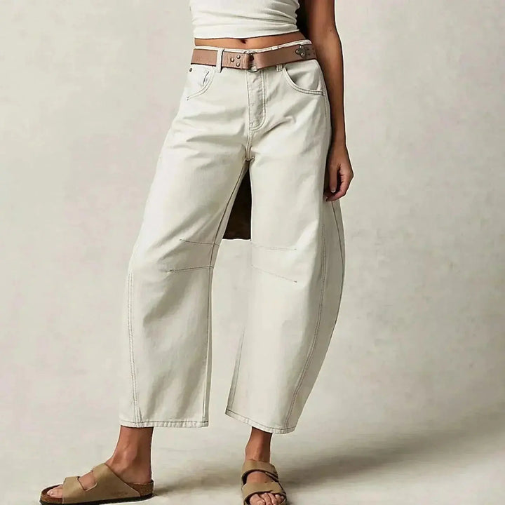 Weit geschnittene Jeans mit lässiger Passform für Damen Mivona